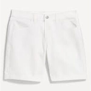 Old Navy Wow Mid Rise Women's White Shorts 9 inch inseam